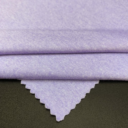 Nylon Polyester Spandex Cotton-Like Heather Gray Blended Yarn Fabric 300gsm 165cm