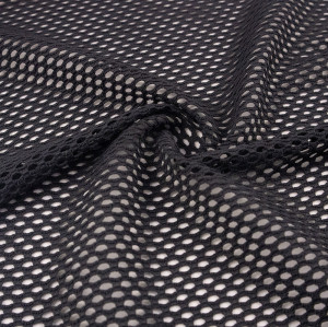 Nylon Spandex 4 Way Stretch Jacquard Hole Mesh Fabric for Sportswear Yoga Wear and Underwear