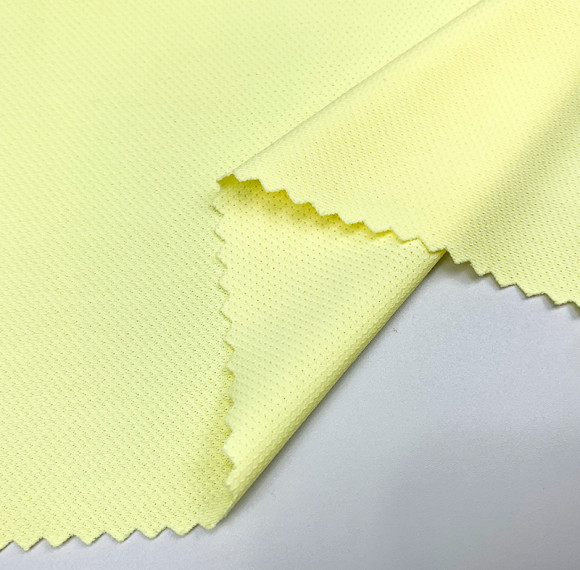 Nylon Spandex Ice Cool Pique UV Protection Fabric for Men T-Shirts Women Sun Protection Clothing 170gsm 165cm