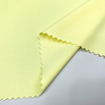 Nylon Spandex Ice Cool Pique UV Protection Fabric for Men T-Shirts Women Sun Protection Clothing 170gsm 165cm