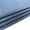Polyester Nylon Spandex Double Face Two Tone Blended Yarn Heather Gray Plaid Fabric 270gsm 170cm