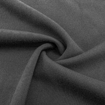 Recycled Polyester Spandex Double Knit Double Sided Brushed Fabric 265gsm 152cm