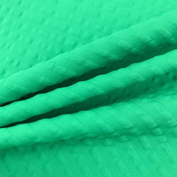 Nylon Spandex Stripe Bubble Crinkle Swimwear Fabric 230gsm 127cm