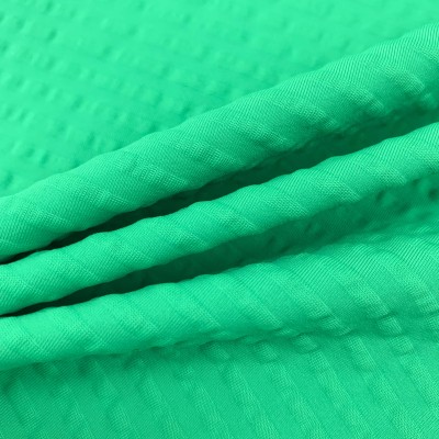 Nylon Spandex Stripe Bubble Crinkle Swimwear Fabric 230gsm 127cm