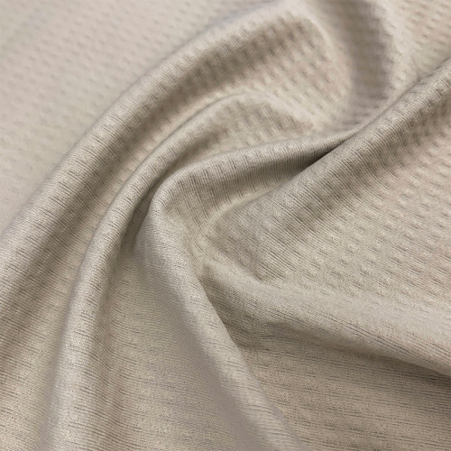 Nylon Elastane Golf Luxury Mini Square Textured Fabric 175gsm 160cm