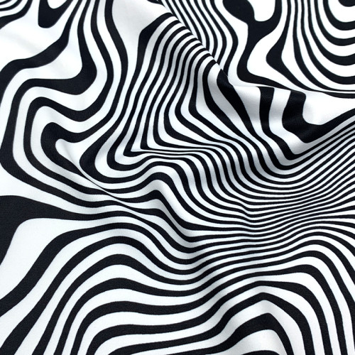 Low MOQ Digital Printed Snake Skin Polyester Spandex Elastic Fabrics for Clothing Yoga Pants Activewear Sportswear