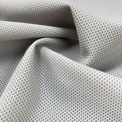 Nylon Elastane Quick Dry Bubble Crinkle Mesh Fabric for Casual and Sportswear 165gsm 175cm