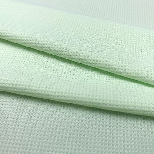 Lightweight Moisture Wicking Mesh Polyester Spandex Fabric T-shirts Gym Apparel 105gsm 115cm