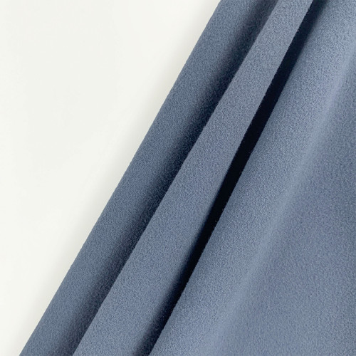 OEM Double Sided Fleece Fabric Heat Retaining 84% Polyester 16% Spandex Skin Friendly Cozy Thermal Underwear Sportswear Plain