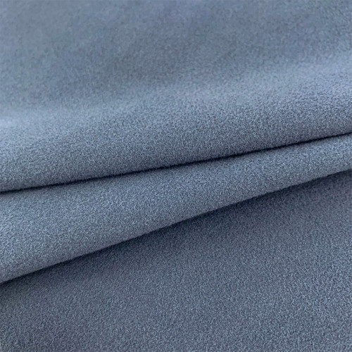 OEM Double Sided Fleece Fabric Heat Retaining 84% Polyester 16% Spandex Skin Friendly Cozy Thermal Underwear Sportswear Plain