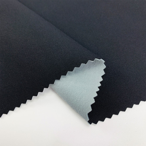Micro Nano Fleece Fabric 39% Nylon 41% Polyester 20% Spandex Warm Comfortable Skin Friendly Plain Anti Pill Heavyweight Girls