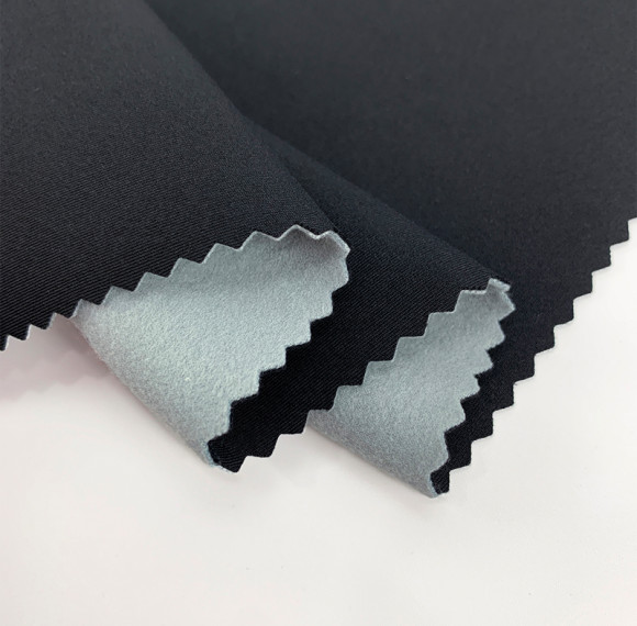 Micro Nano Fleece Fabric 39% Nylon 41% Polyester 20% Spandex Warm Comfortable Skin Friendly Plain Anti Pill Heavyweight Girls