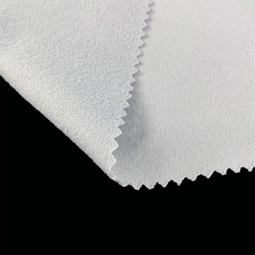 Soft Skin Friendly Single-sided Brushed Fabric Stretch Lightweight Warm Polyester Elastane Blend Swimwear Workout Loungewear