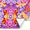 Floral Designers High Stretch Nylon Rib Textured Knit 4 Way Stretch Spandex Custom Printing Fabric for Sportswear Dress Swimwear Fabrics