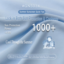 75% Nylon 25% Elastane Cooling Sunscreen Fabric UPF 1000+ for Outdoor Apparel