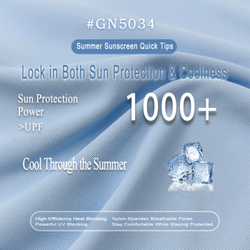 75% Nylon 25% Elastane Cooling Sunscreen Fabric UPF 1000+ for Outdoor Apparel