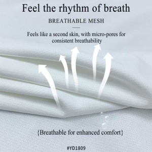 100% Polyester Lightweight Textured Fabric for Sport T-shirts & Polo Shirts