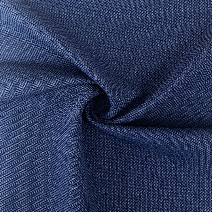 PIQ0202 Tissu piqué en coton et polyester pour polos de golf et de tennis