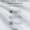 YD1800 83% Polyester 17% Elastane Ribbed Knit Fabric 280gsm