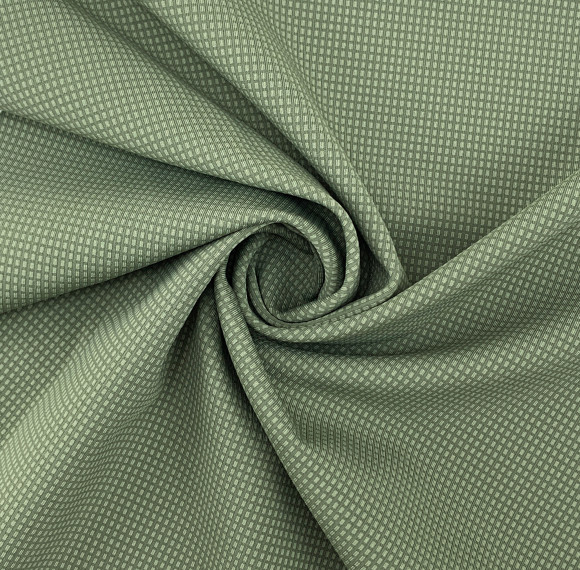 YD1808 Tissu extensible à motif quadrillé, doux et agréable au toucher, composé à 80 % de nylon et à 20 % d'élasthanne, idéal pour polos, vêtements de golf et sportswear.