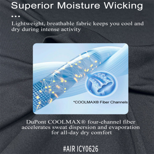 Sports Fabric 4 Way Stretch Warp Knit Plain 87% Polyester 13% Elastane COOLMAX Quick-Dry
