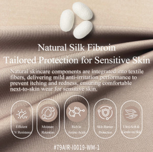 79AIR-I0019-WM-1 Silk Protein Skin-Nourishing Stretch underwear Fabric