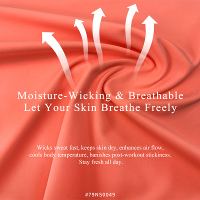 220gsm High Stretch Nylon Spandex Activewear Fabric, Quick Dry Yoga Legging Material