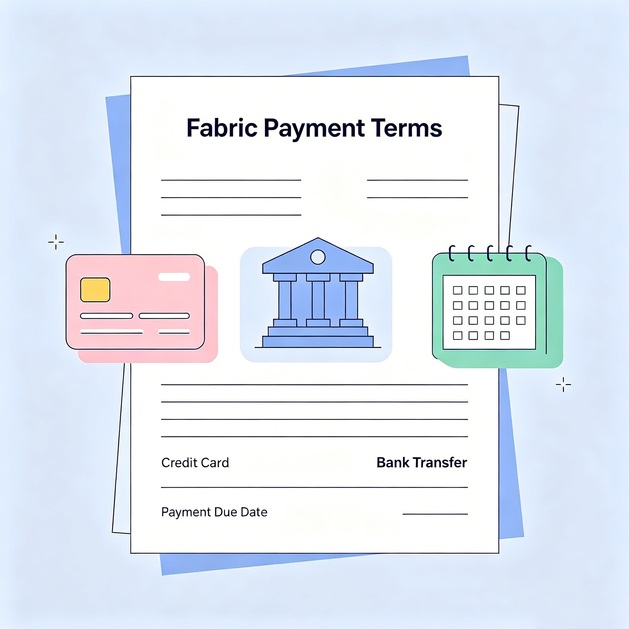 What are the fabric terms of payment?