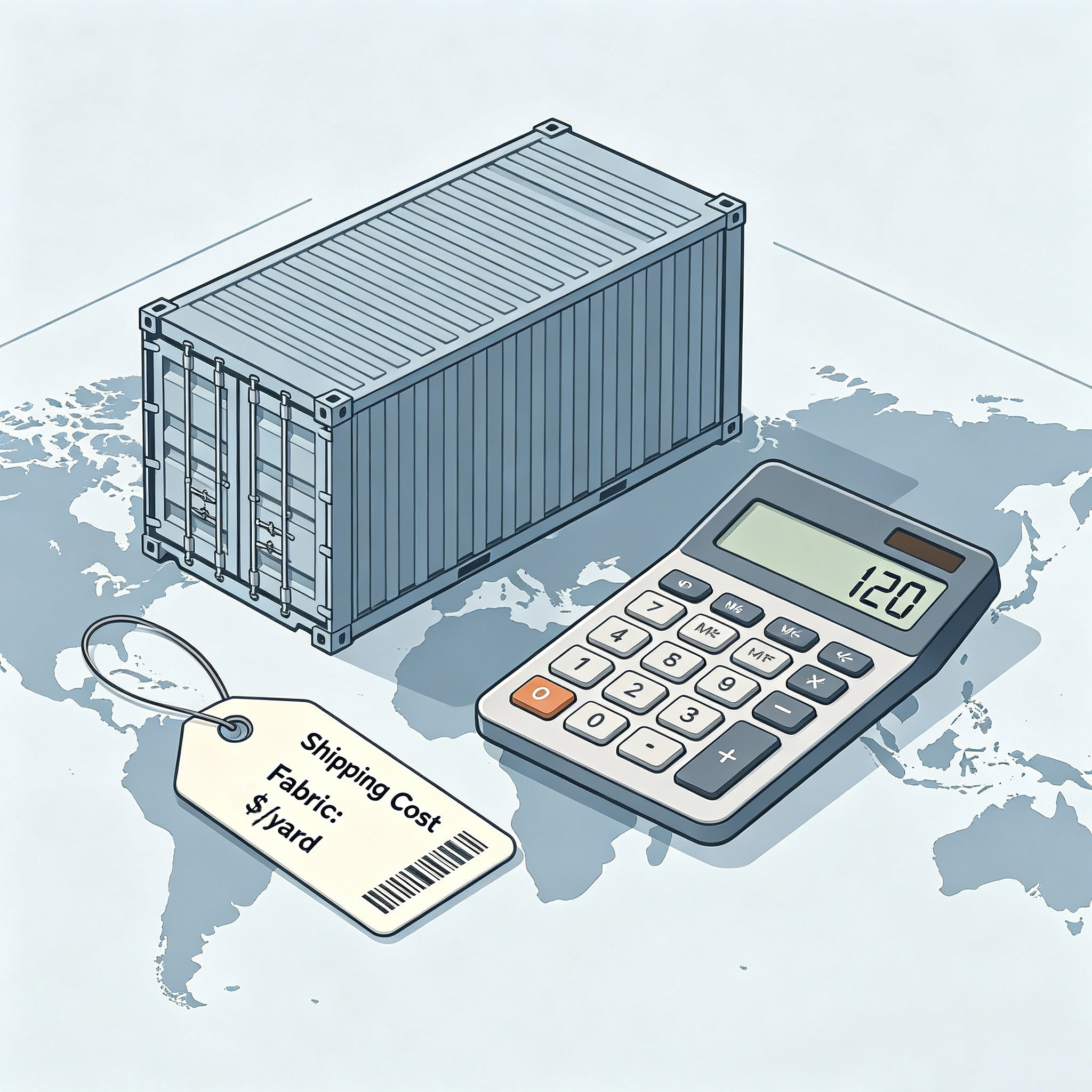 How is the fabric shipping calculated?