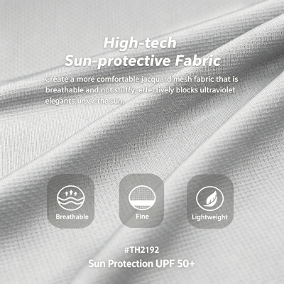 UPF 50+ Cooling Jacquard Fabric - TH2192 Sun Protective & Moisture-Wicking