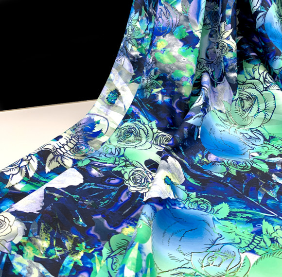 YH534 Leopard Print Stretch Fabric, Soft Shaping Polyester Spandex Material for Swimwear & Apparel