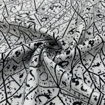 GN5042 printed taiji stone fabric, Far-Infrared Antibacterial Spandex for Yoga Sports Bras