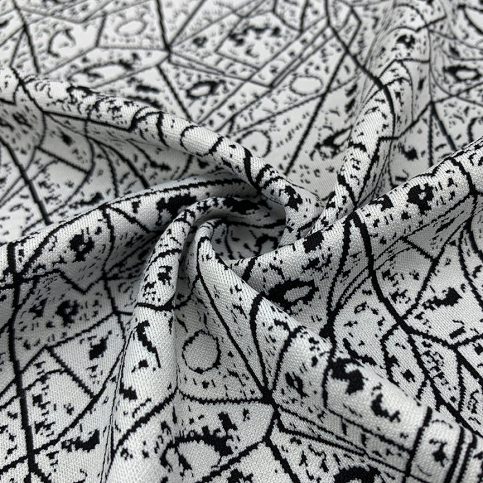 GN5042 Printed Taiji Stone Functional Fabric, Far-Infrared Antibacterial Spandex for Yoga Sports Bras