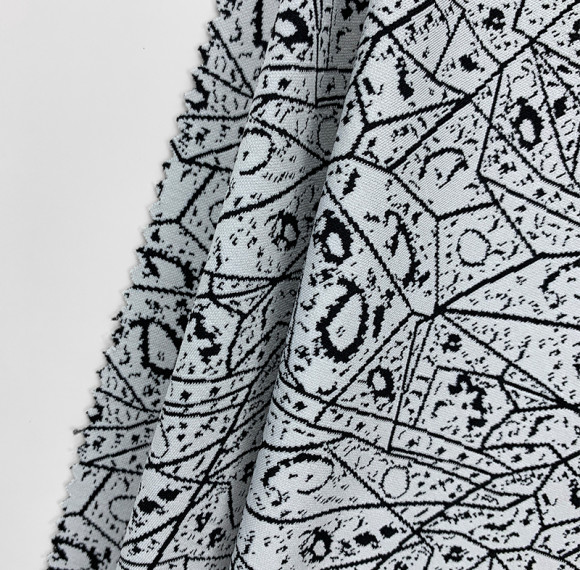 GN5042 printed taiji stone fabric, Far-Infrared Antibacterial Spandex for Yoga Sports Bras