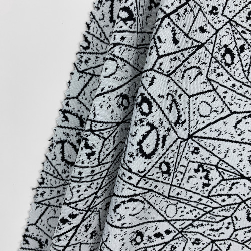 GN5042 Printed Taiji Stone Functional Fabric, Far-Infrared Antibacterial Spandex for Yoga Sports Bras