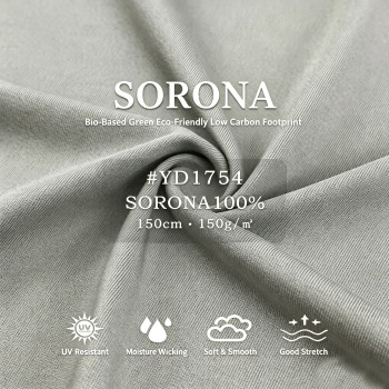 Eco Bio-Based 100% SORONA Golf Fabric | UV Protection Moisture Wicking Sport Textile