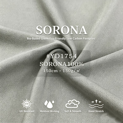 Eco Bio-Based 100% SORONA Golf Fabric | UV Protection Moisture Wicking Sport Textile