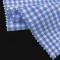 160gsm GRS Recycled Polyamide Polyester Jacquard check knit fabric For Women Casual Wear
