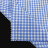 GRS Recycled Polyamide Polyester Jacquard Check Knit Fabric 160gsm for Women Casual Wear