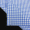 160gsm GRS Recycled Polyamide Polyester Jacquard check knit fabric For Women Casual Wear