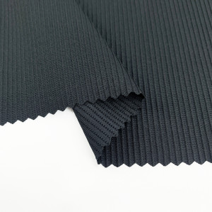 YD1788-2 Lightweight Vertical-Stripe Nylon Elastane Breathable Sport Knit Fabric