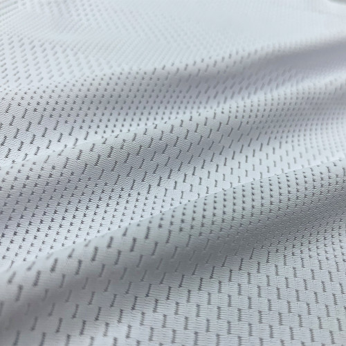 Groove Structure 3D Micropore Sports Mesh Knit Fabric, 135gsm Lightweight Moisture Wicking Polyester Spandex Fabric #7AIR-I0482