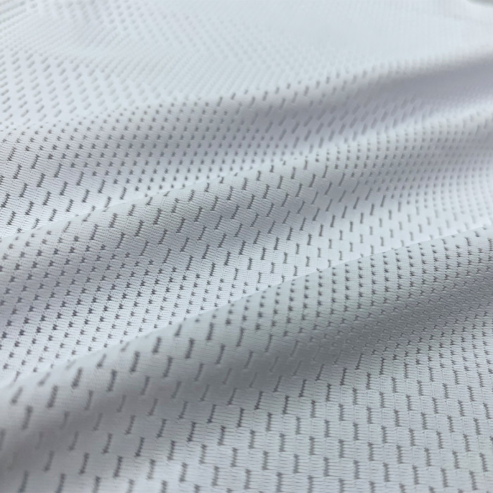 Groove Structure 3D Micropore Sports Mesh Knit Fabric, 135gsm Lightweight Moisture Wicking Polyester Spandex Fabric #7AIR-I0482