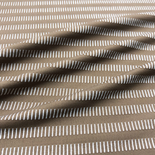 Striped Texture Jacquard Swimwear Fabric #TH16018 | 75% Nylon 15% Polyester 10% Elastane