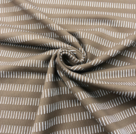 Striped Texture Jacquard Swimwear Fabric #TH16018 | 75% Nylon 15% Polyester 10% Elastane