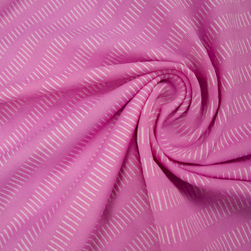 OEKO‑TEX GRS Certified Striped Texture Jacquard Fabric #TH16018, 4-Way Stretch Knit Fabric for Swimwear, Camisole & Underwear