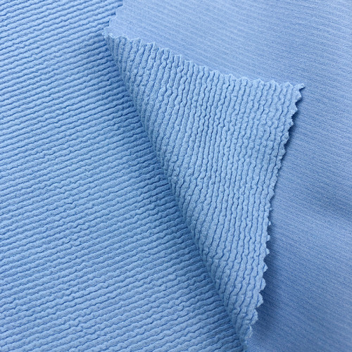 Ribbed Swimwear Fabric Wholesale Nylon Spandex 4-Way Stretch Swimsuit Material #79LW0589
