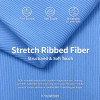 Ribbed Swimwear Fabric Wholesale Nylon Spandex 4-Way Stretch Swimsuit Material #79LW0589