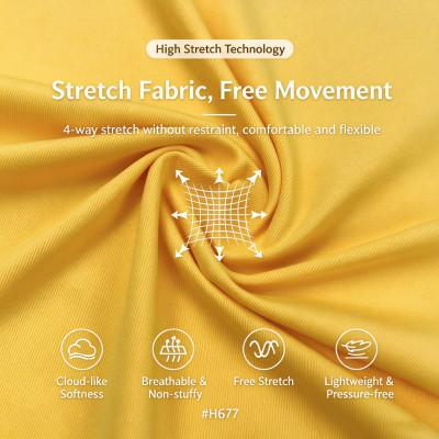 Stretch Activewear Fabric  Cloud-Soft Nylon Elastane for Tees & Underwear