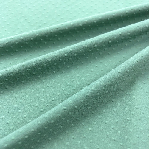 Breathable Nylon Spandex Activewear Fabric 4-Way Stretch Jacquard Fabric for Running & Gym